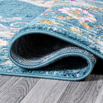 Zelda Bohemian Cottage Medallion Area Rug